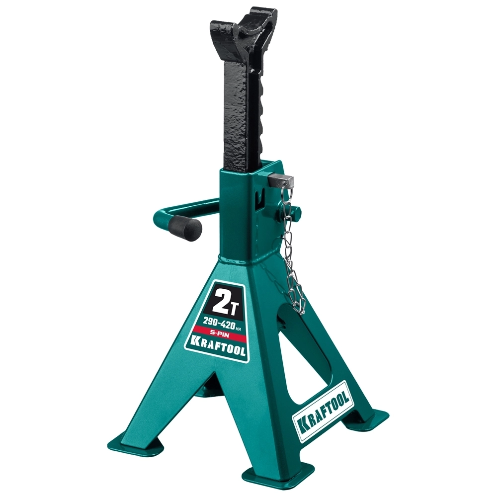 KRAFTOOL  S-PIN, 2 т, 290 - 420 мм, усиленная страховочная подставка со штифтом (43465-2) 43465-2