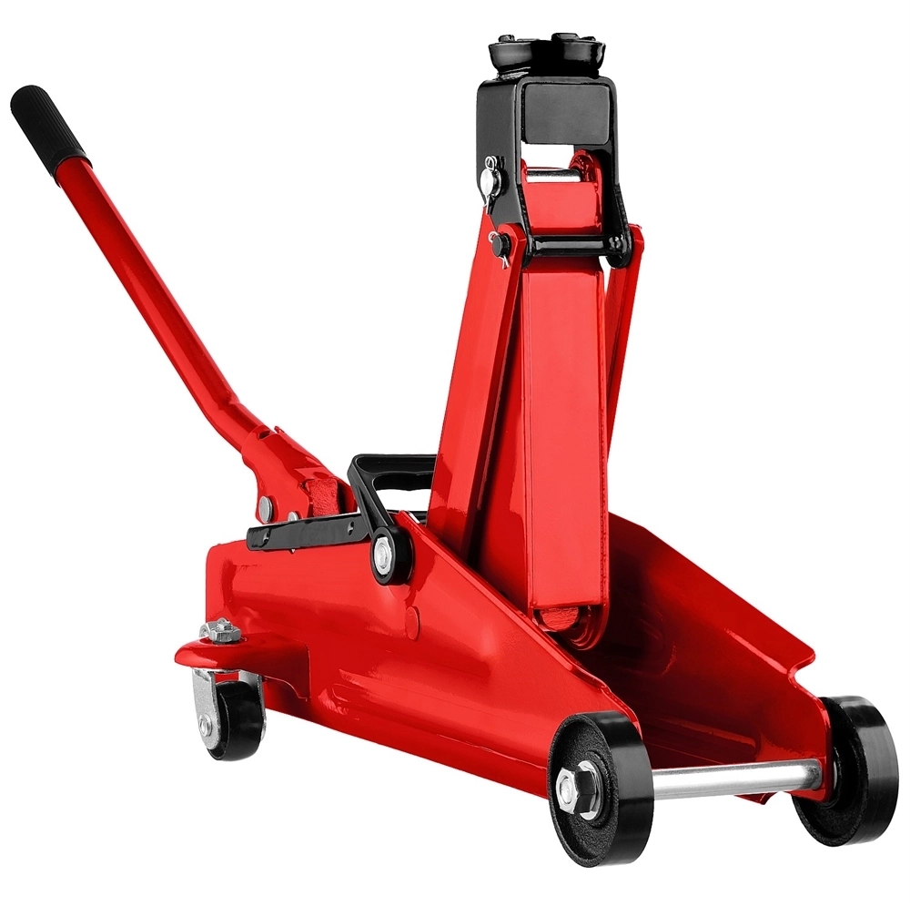 STAYER  R-28 RED FORCE, 2 т, 130 - 350 мм, подкатной домкрат для легковых а/м, Professional (43153-2) 43153-2