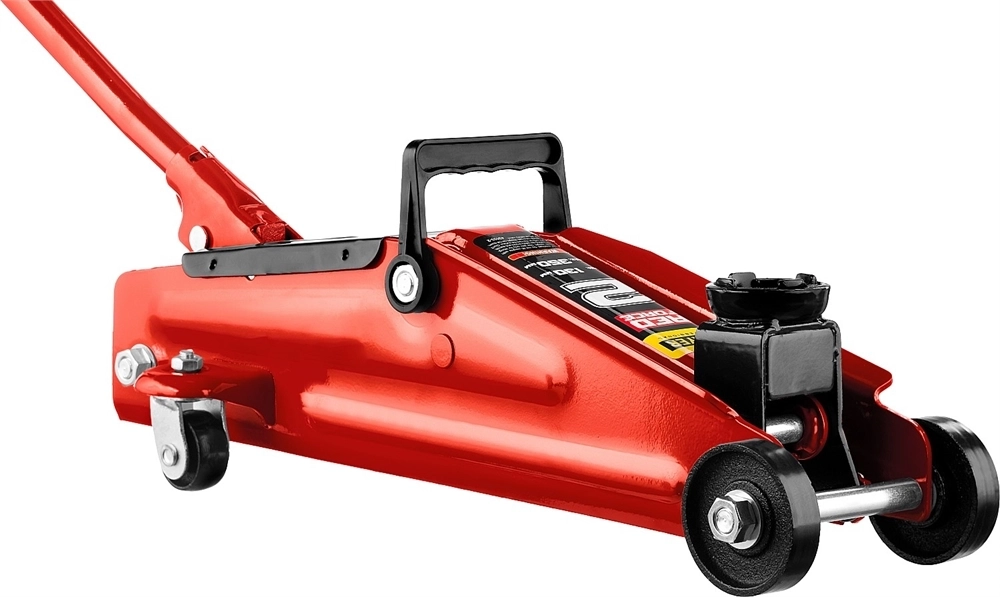 STAYER  R-28 RED FORCE, 2 т, 130 - 350 мм, подкатной домкрат для легковых а/м, Professional (43153-2) 43153-2