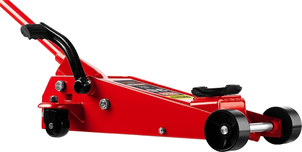 STAYER  F-35 RED FORCE, 3.5 т, 145 - 500 мм, подкатной домкрат с быстрым и высоким подъемом для СТО, Professional (43155-3.5) 43155-3.5