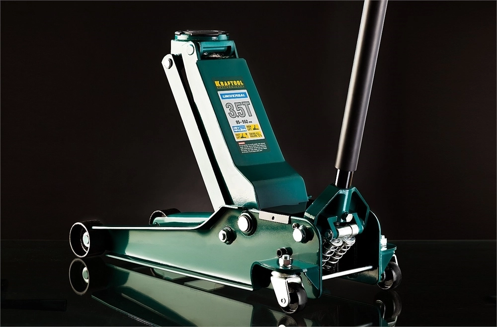 KRAFTOOL  UNIVERSAL, 3.5 т, 95 - 552 мм, для СТО, универсальный подкатной домкрат (43454-3.5) 43454-3.5