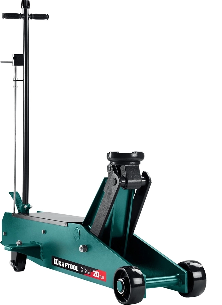 KRAFTOOL  HIGH-LIFT, 20 т, 220 - 680 мм, для тяжелой техники, подкатной домкрат (43455-20) 43455-20