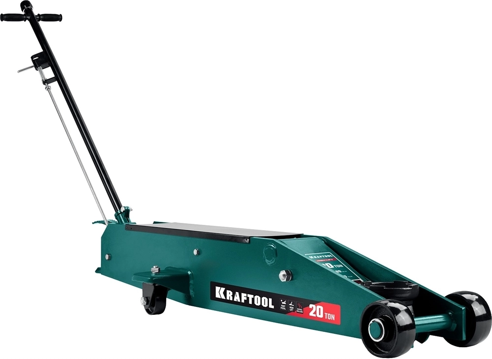 KRAFTOOL  HIGH-LIFT, 20 т, 220 - 680 мм, для тяжелой техники, подкатной домкрат (43455-20) 43455-20