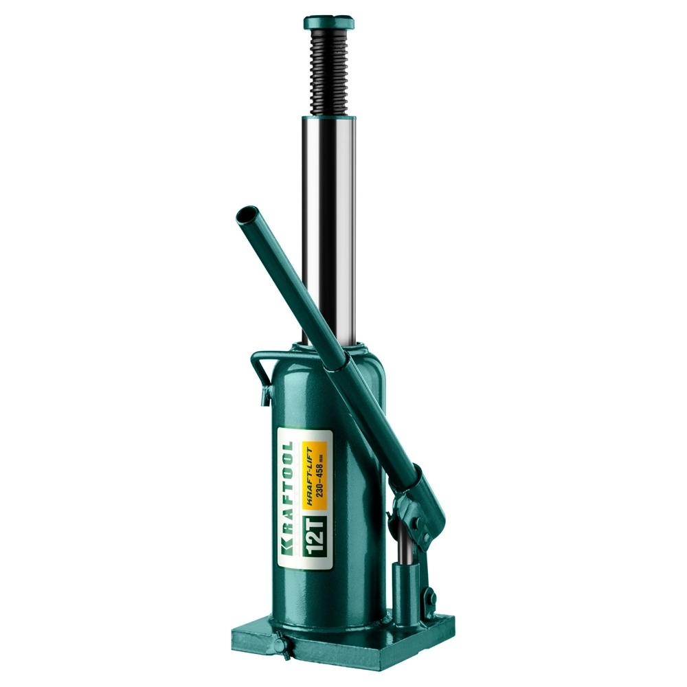 KRAFTOOL  KRAFT-LIFT, 12 т, 230 - 460 мм, бутылочный гидравлический домкрат (43462-12) 43462-12_z01