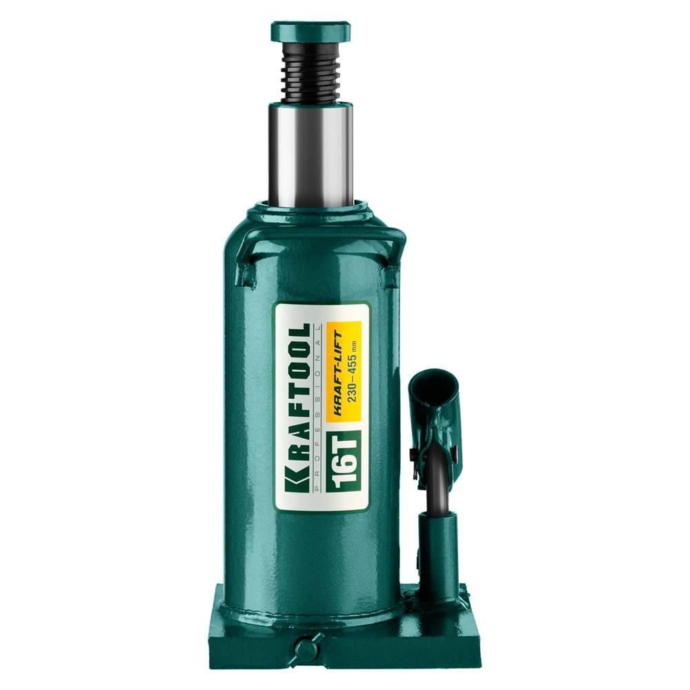 KRAFTOOL  KRAFT-LIFT, 16 т, 230 - 460 мм, бутылочный гидравлический домкрат (43462-16) 43462-16_z01