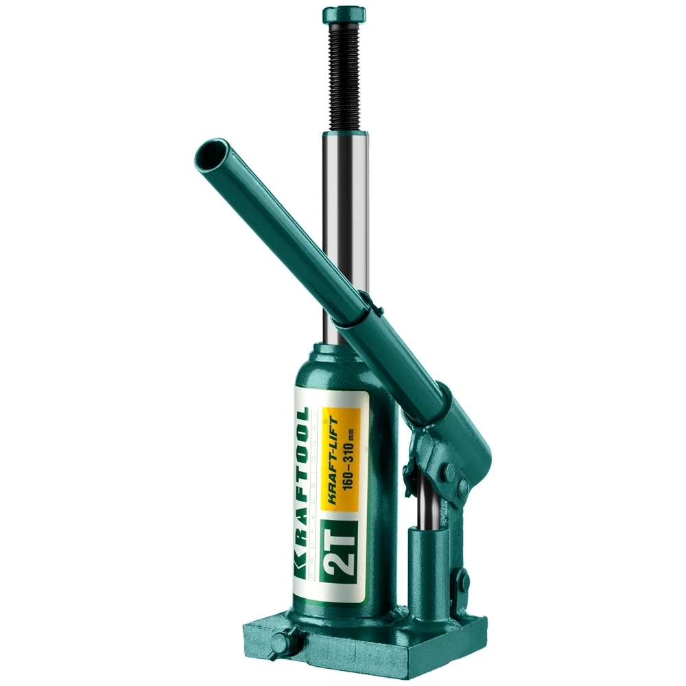 KRAFTOOL  KRAFT-LIFT, 2 т, 158 - 308 мм, бутылочный гидравлический домкрат (43462-2) 43462-2_z01