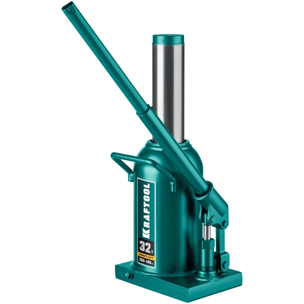 KRAFTOOL  KRAFT-LIFT, 32 т, 255 - 405 мм, бутылочный гидравлический домкрат (43462-32) 43462-32_z01