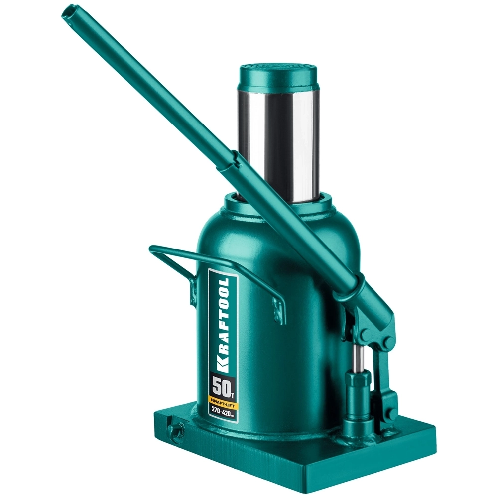 KRAFTOOL  KRAFT-LIFT, 50 т, 270 - 420 мм, бутылочный гидравлический домкрат (43462-50) 43462-50_z01