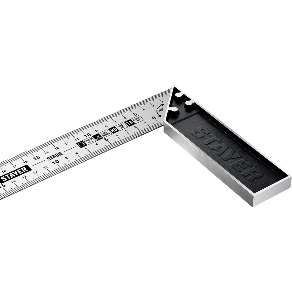 STAYER  500 мм, столярный угольник, Professional (3431-50) 3431-50