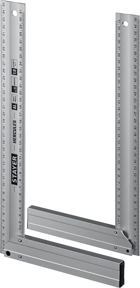 STAYER  350 мм, жесткий столярный угольник, Professional (3432-35) 3432-35