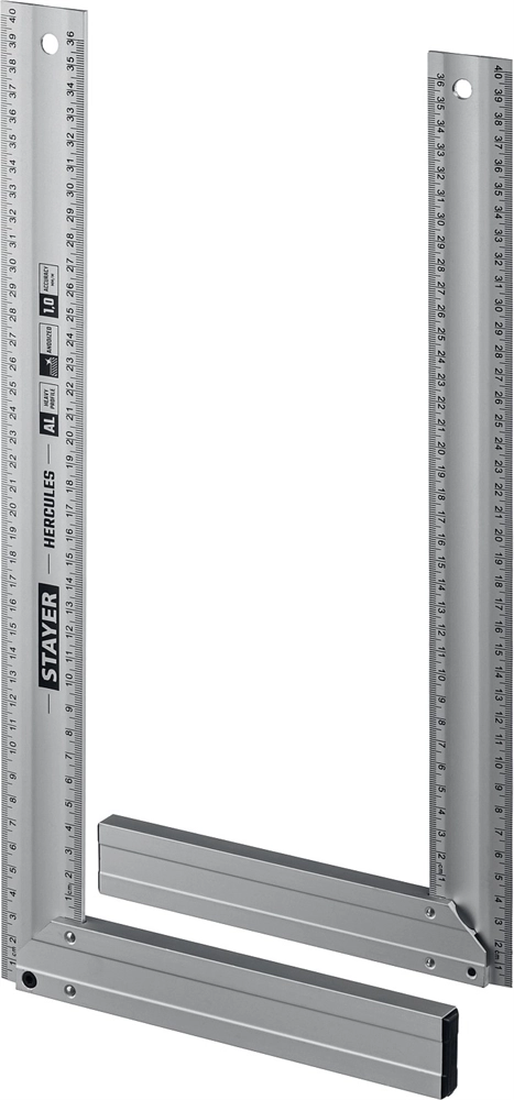 STAYER  400 мм, жесткий столярный угольник, Professional (3432-40) 3432-40