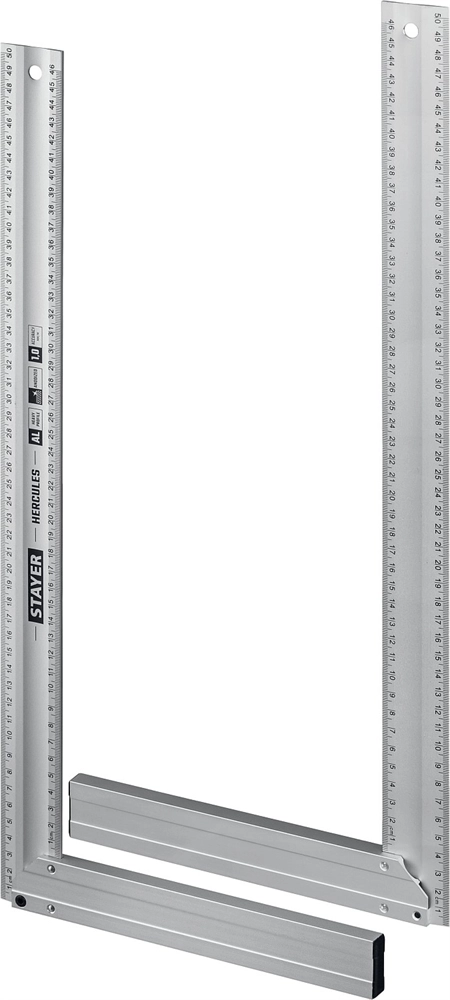 STAYER  500 мм, жесткий столярный угольник, Professional (3432-50) 3432-50