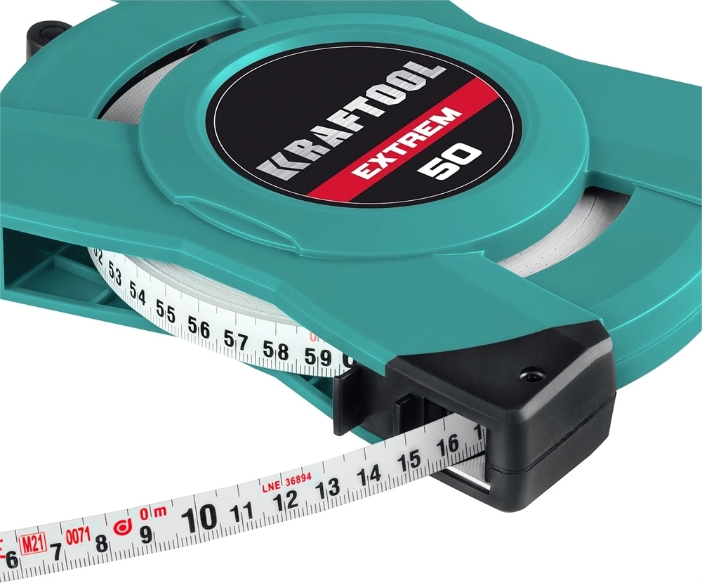 KRAFTOOL  50 м, геодезическая стальная мерная лента (34185-50) 34185-50
