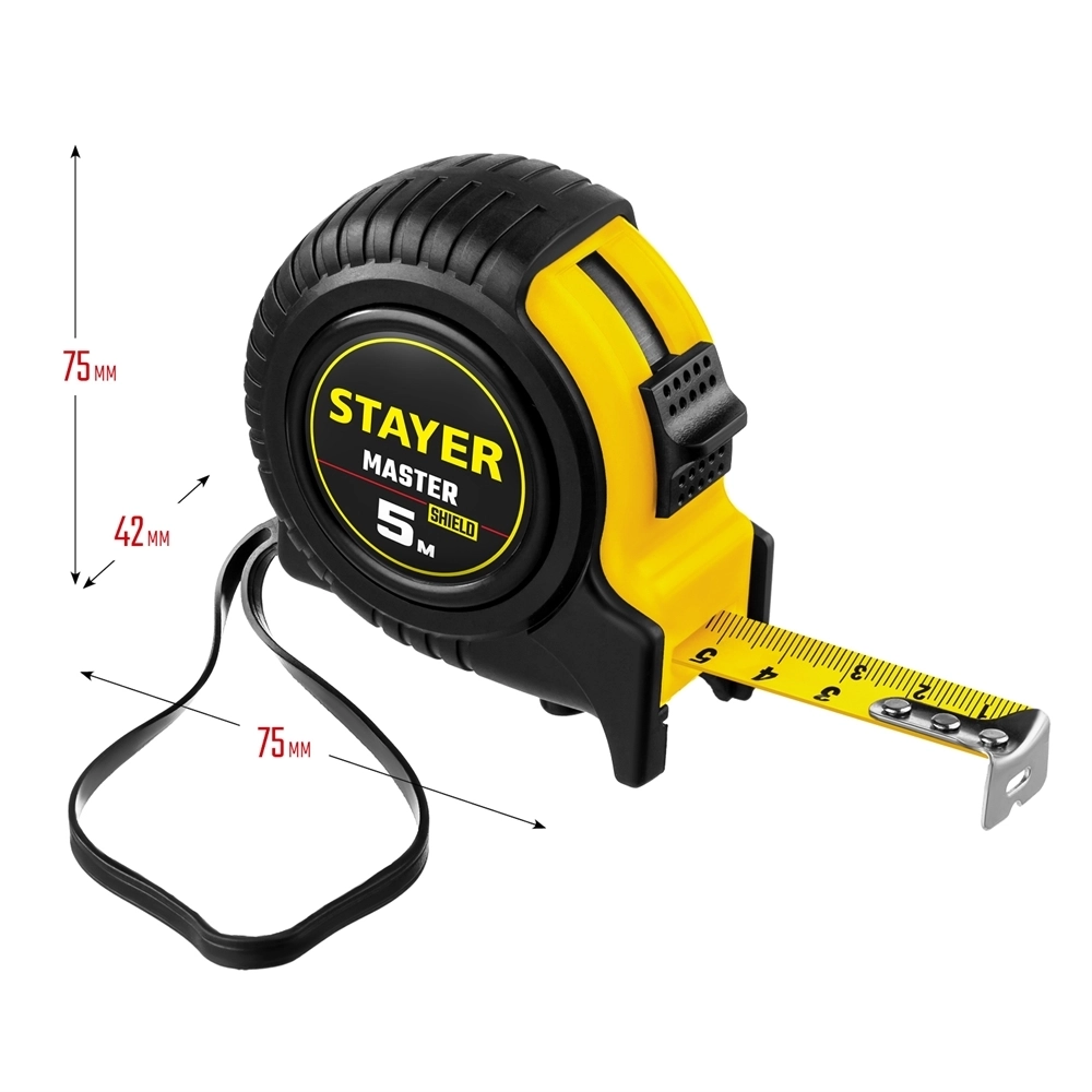 STAYER  5 м х 19 мм, рулетка (34025-05) 34025-05_z01