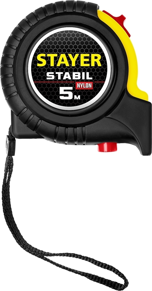 STAYER  Stabil, 5 м х 19 мм, рулетка с двухсторонней шкалой, Professional (34131-05) 34131-05_z02