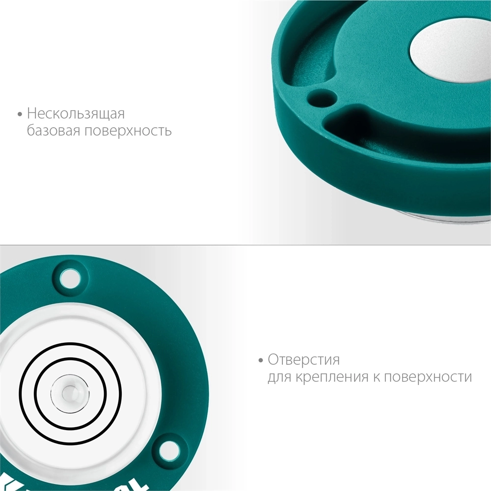 KRAFTOOL  BULL'S EYE (БЫЧИЙ ГЛАЗ), d 49 мм, поверхностный магнитный уровень (34789) 34789