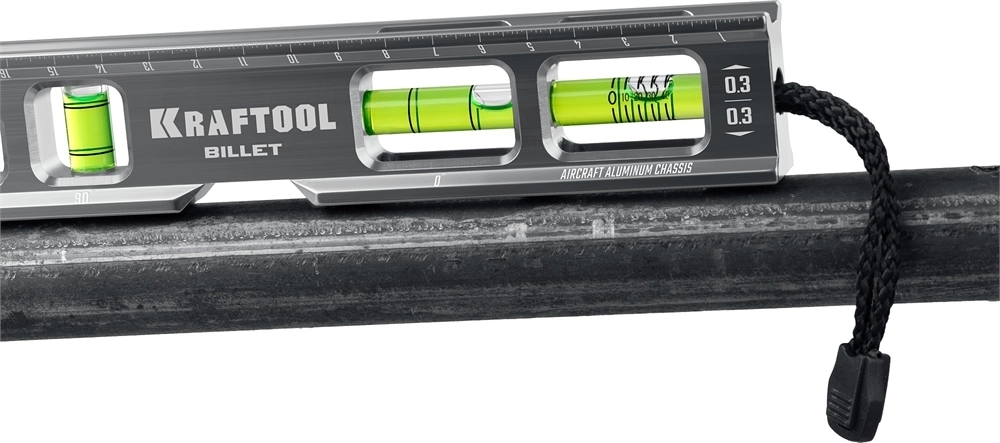 KRAFTOOL  BILLET, 8 в 1, 20 см, точность 0.3 мм/м, 4 глазка, брусковый магнитный уровень (34790) 34790