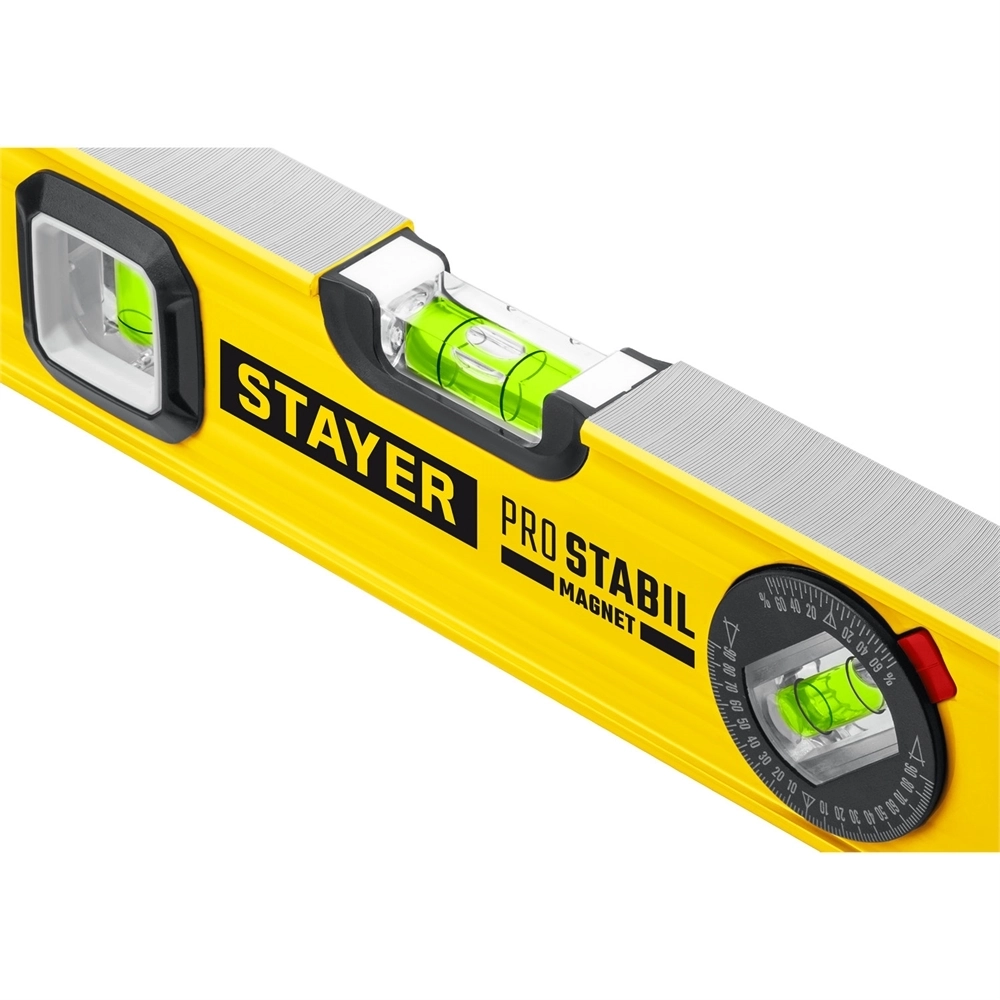 STAYER  PRO STABIL, 400 мм, усиленный профиль, магнитный уровень с поворотным глазком, Professional (3480-040) 3480-040