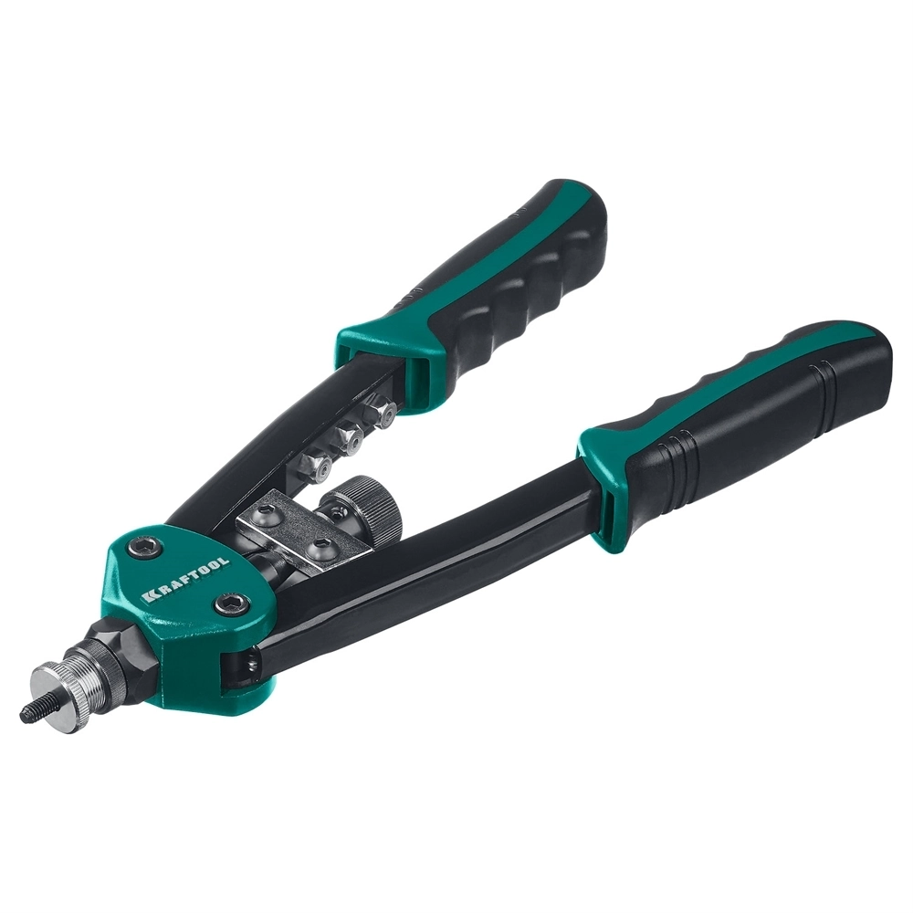 KRAFTOOL  Combo2-M10, 2 вида заклёпок, комбинированный двуручный заклепочник в кейсе (31181) 31181