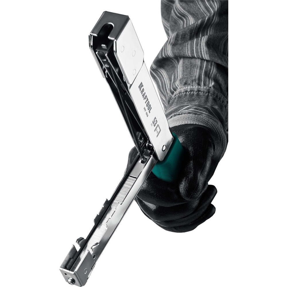KRAFTOOL  HAMMER TACKER, тип 53 (A/10/JT21) 23GA (6 - 10 мм), высокоскоростной стальной скобозабиватель (3153) 3153