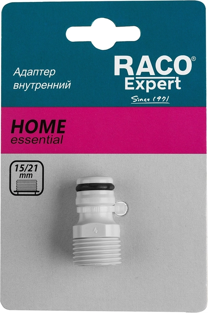 RACO  ORIGINAL, 1/2″, с внешней резьбой, из ABS пластика, штуцерный адаптер (4250-55217C) 4250-55217C