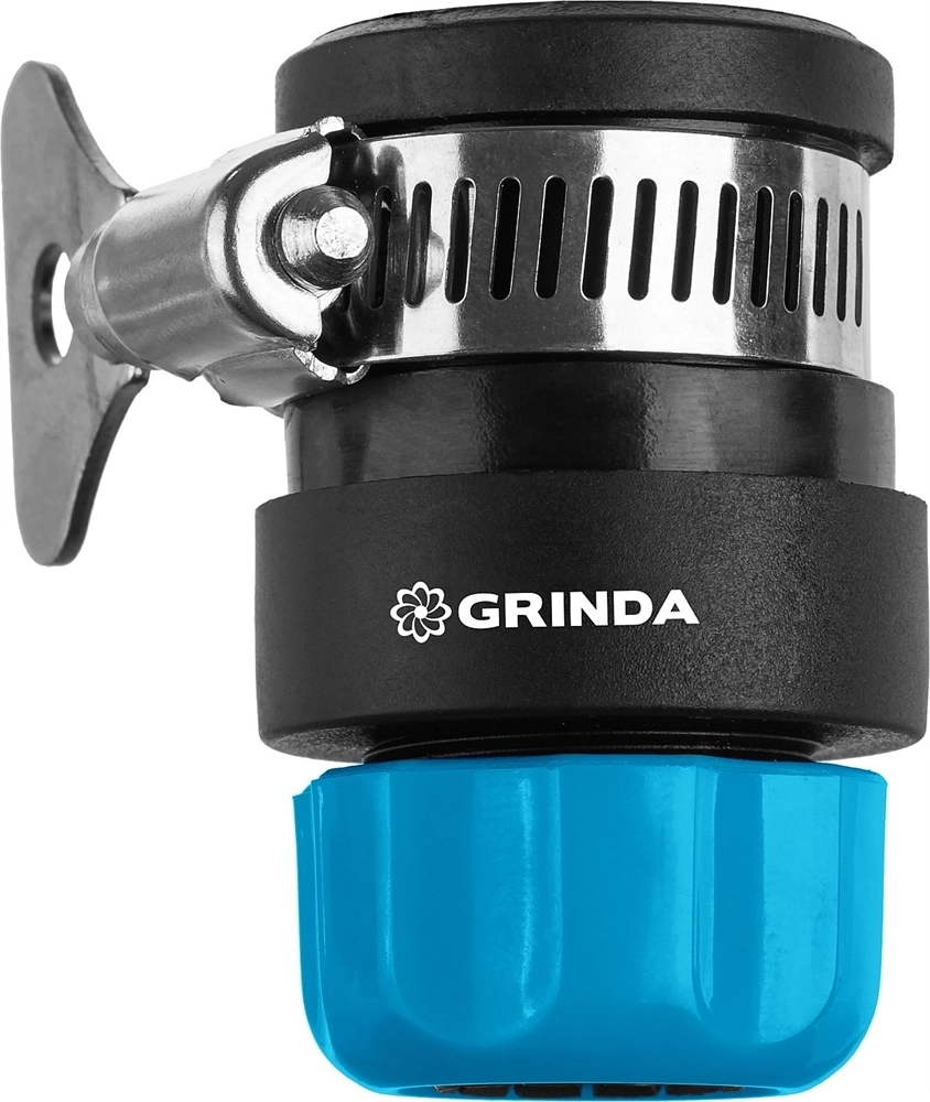 GRINDA  TCC-34, диаметр 3/4″, с металлическим хомутом, для шланга, быстросъемный соединитель, PROLine (8-426335) 8-426335_z02