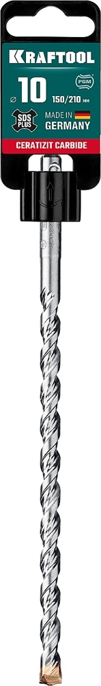 KRAFTOOL Ceratizit Carbide, 10 х 210 мм, SDS-plus бур (29320-210-10) zb  29320-210-10_z02