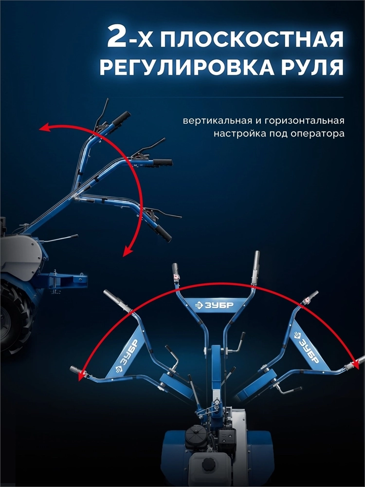 ЗУБР АР-5 редуктор, 6 скоростей, увеличенные колеса, мотоблок бензиновый, Профессионал (МБ5-500) zb  мб5-500