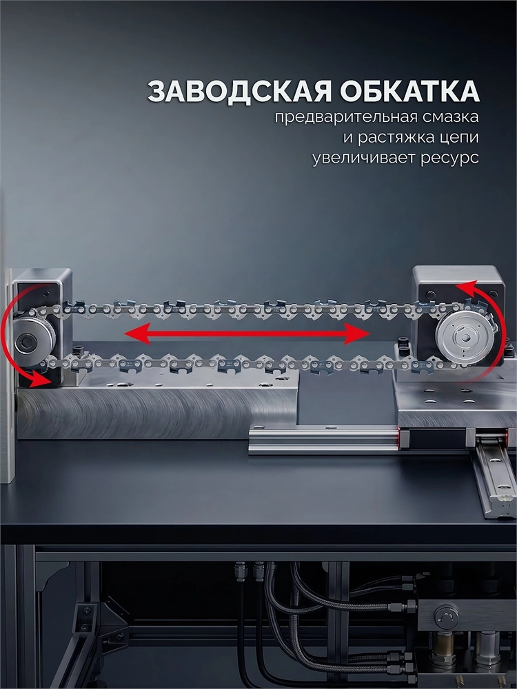 ЗУБР тип 20, 15 см, шаг 3/10″, паз 1.1 мм, 34 звеньев, цепь (71320-15) zb  71320-15