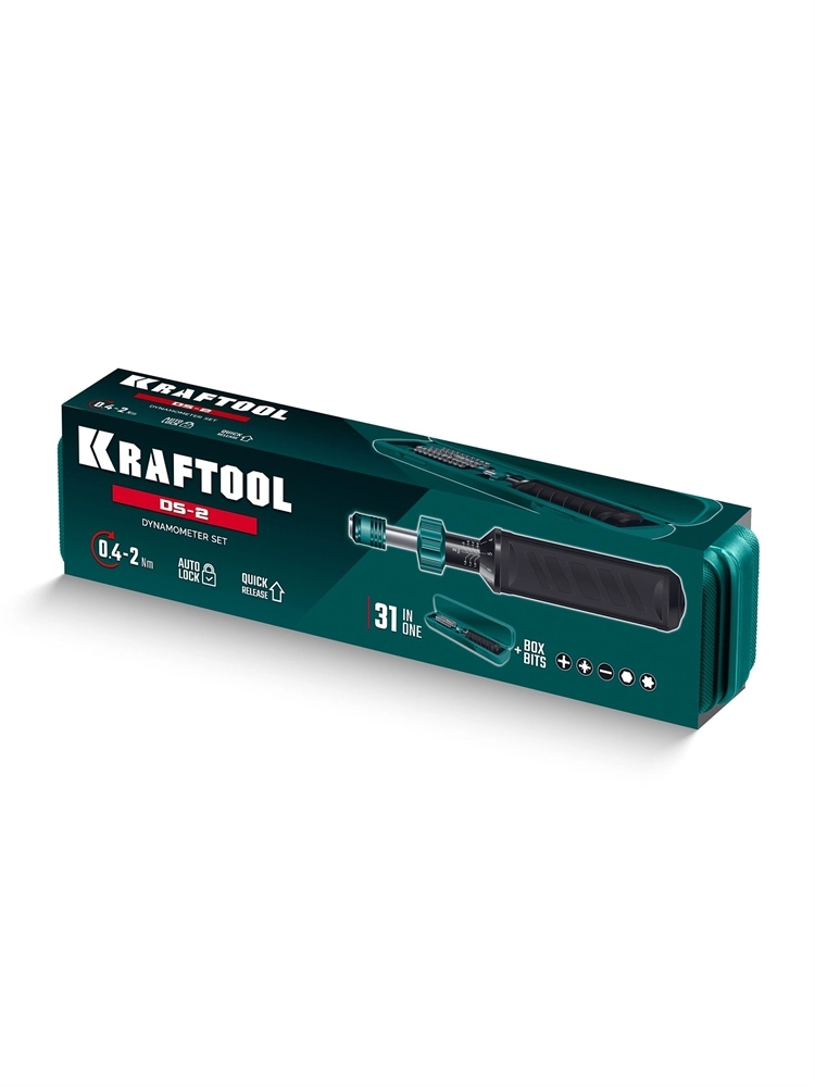KRAFTOOL DS-2 0.4-2 Нм, динамометрическая отвертка (64034) zb  64034