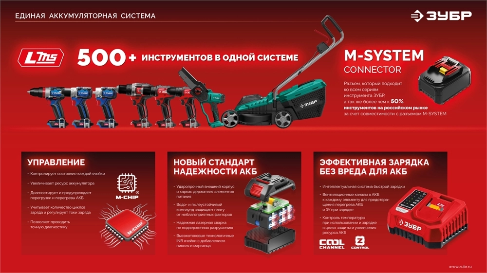 ЗУБР 20 В, 40 Н·м, 1 АКБ LMS (2 А·ч), ударная дрель-шуруповерт (ДШУ-40-21) zb  дшу-40-21