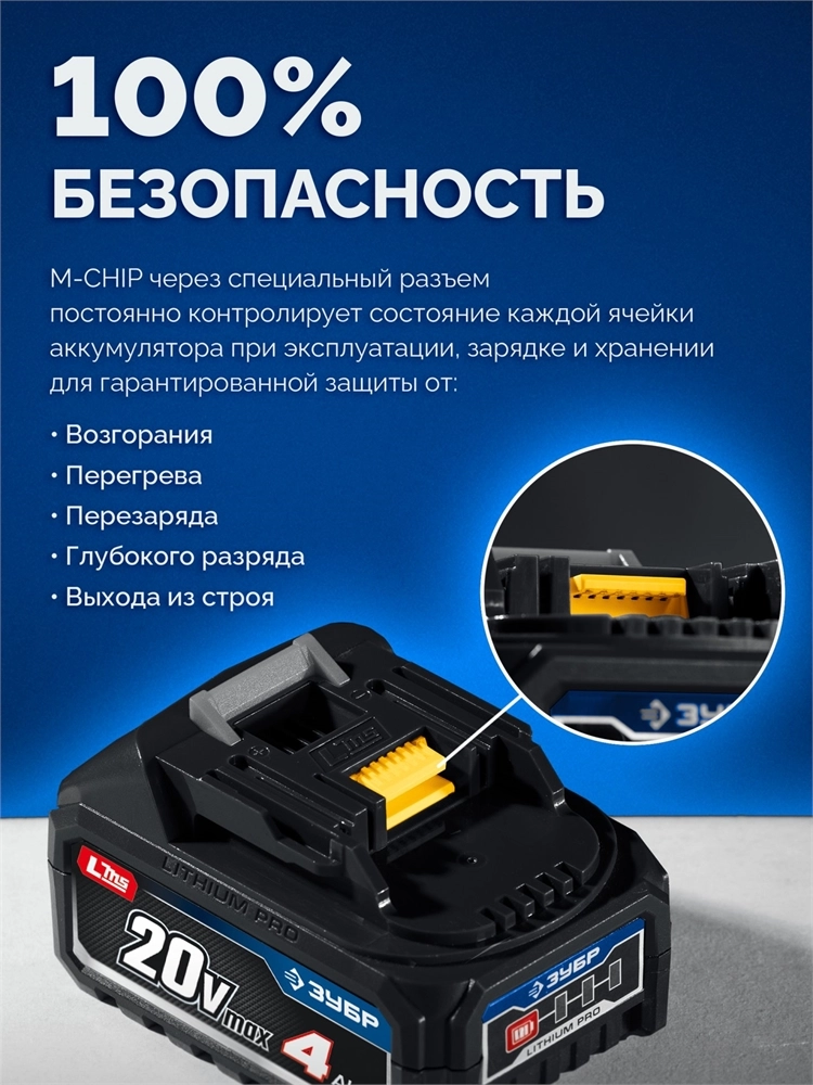 ЗУБР 20 В, d82 мм, без АКБ (L-MS), редукторная мини-УШМ, Профессионал (AB-80-700) zb  ab-80-700