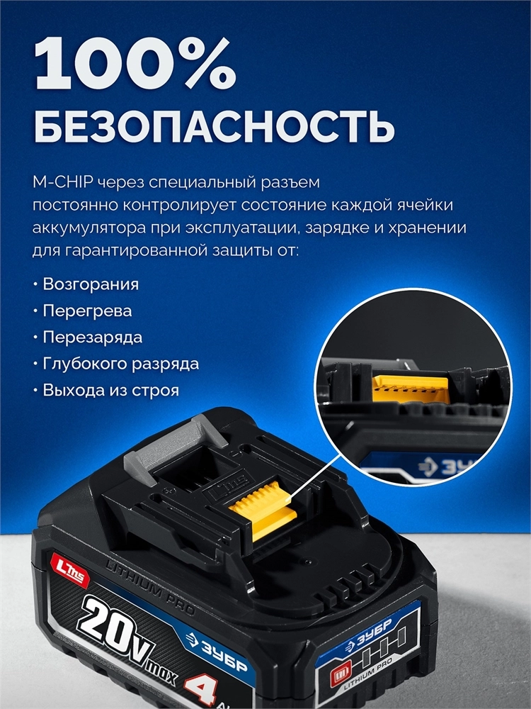 ЗУБР 20 В, 1000 Н·м, без АКБ (LMS), бесщеточный ударный гайковерт, ПРОФЕССИОНАЛ (GB-1000) zb  gb-1000