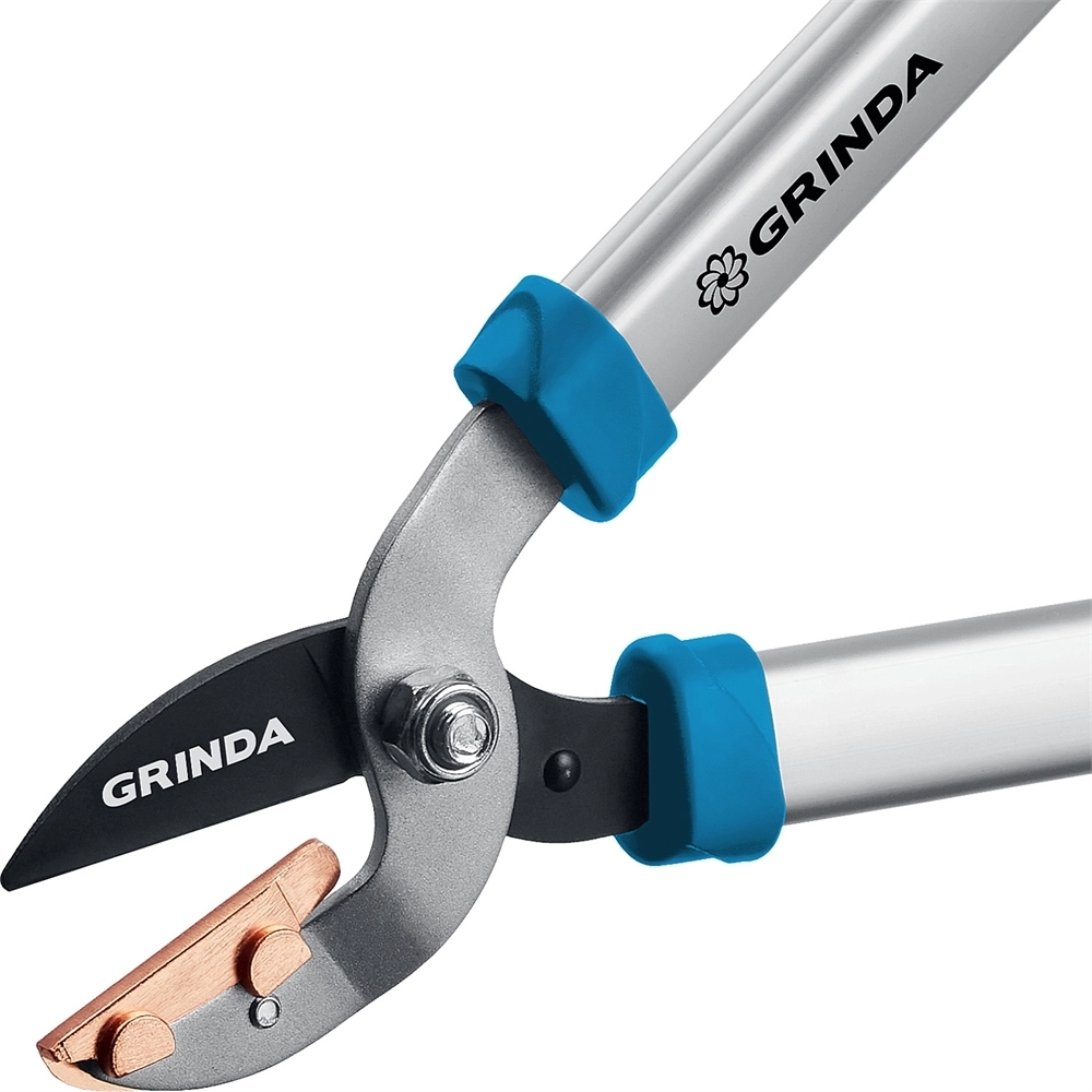 GRINDA  PL-460A,  длина 460 мм, лезвия из высокоуглеродистой закаленной стали, алюминиевые рукоятки, малый контактный сучкорез, PROLine (424516) 424516