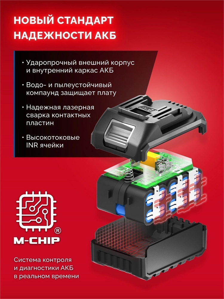 ЗУБР 20 В, 350 Н·м, 1 АКБ LMS (4 А·ч), бесщеточный ударный гайковерт, сумка (ГБУ-350-41) zb  гбу-350-41