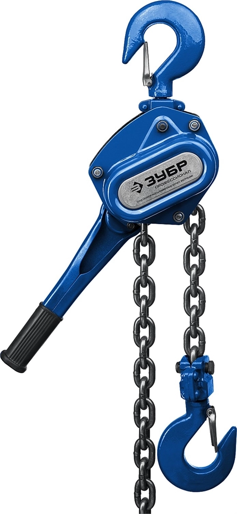 ЗУБР 2 т, 1.5 м, ручная цепная рычажная таль, Профессионал (43090-2) zb  43090-2_z01