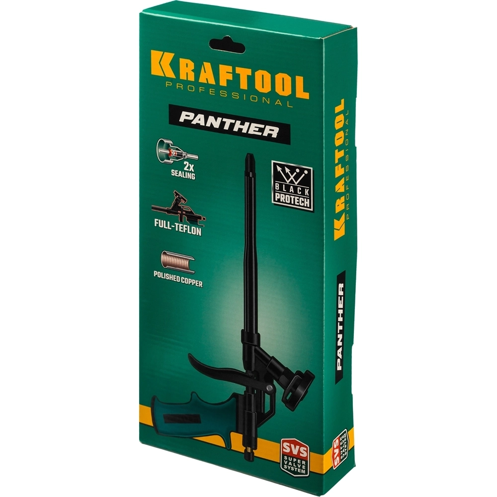 KRAFTOOL  Panther, тефлоновый пистолет для монтажной пены (06855_z02) 06855_z02