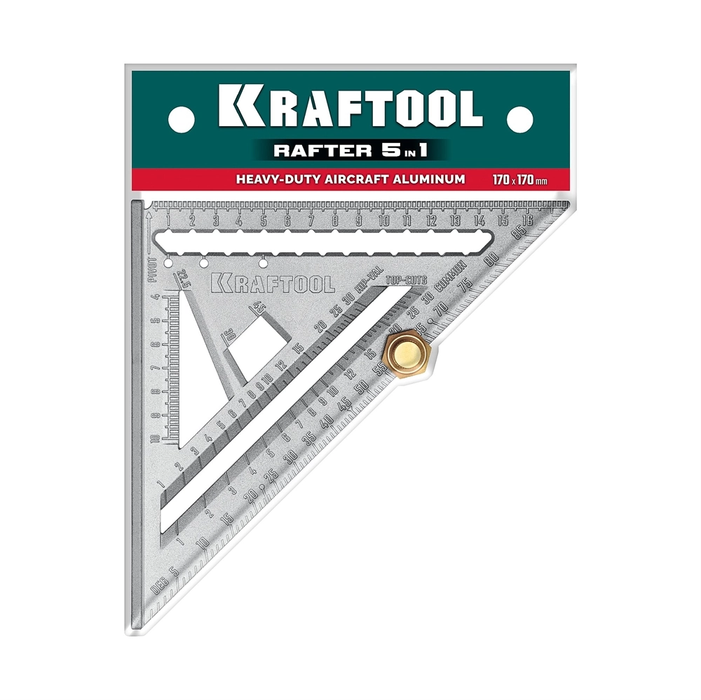 KRAFTOOL 170 мм, 5-в-1, Высокоточный кровельный угольник (3441-17) zb  3441-17