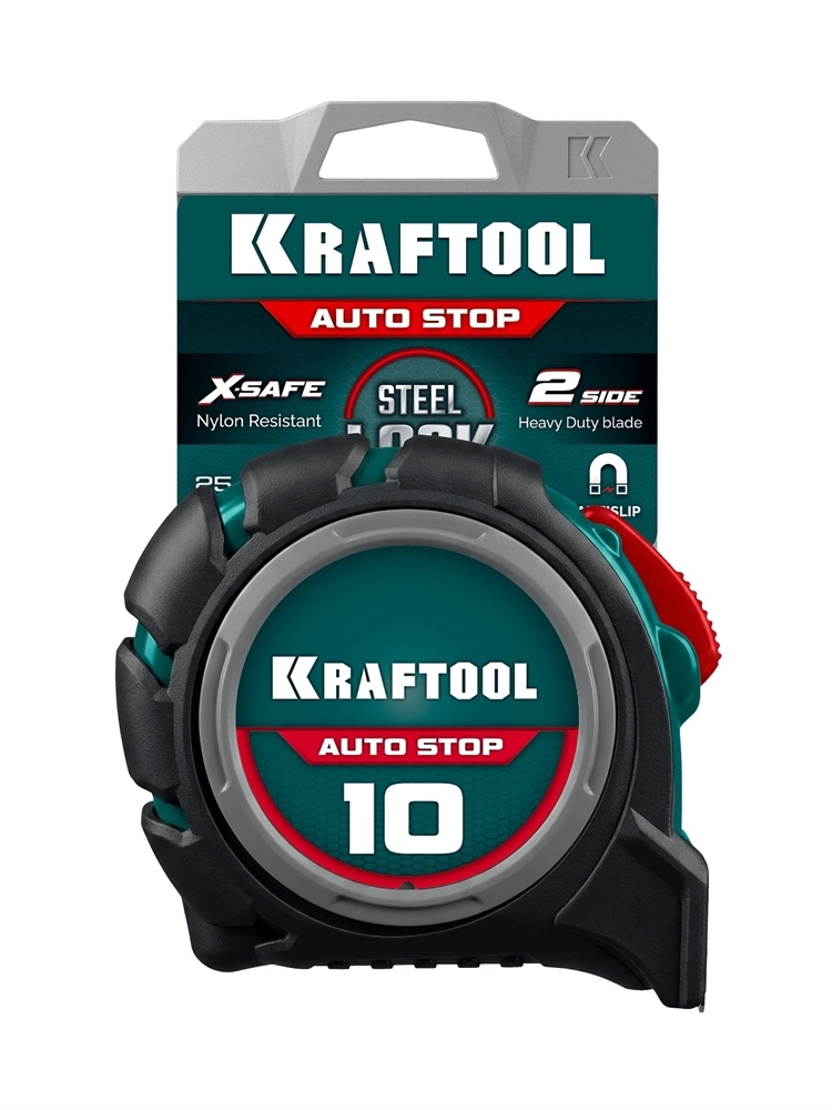 KRAFTOOL AutoStop 10м х 25мм, профессиональная рулетка с автостопом (3412-10-25) zb  3412-10-25_z01