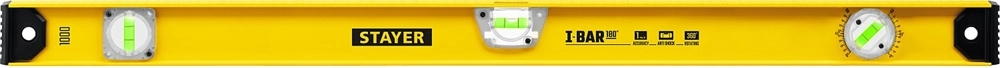 STAYER I-Bar 180˚, 1000 мм, двутавровый, уровень с поворотным глазком (3470-100) zb  3470-100_z01