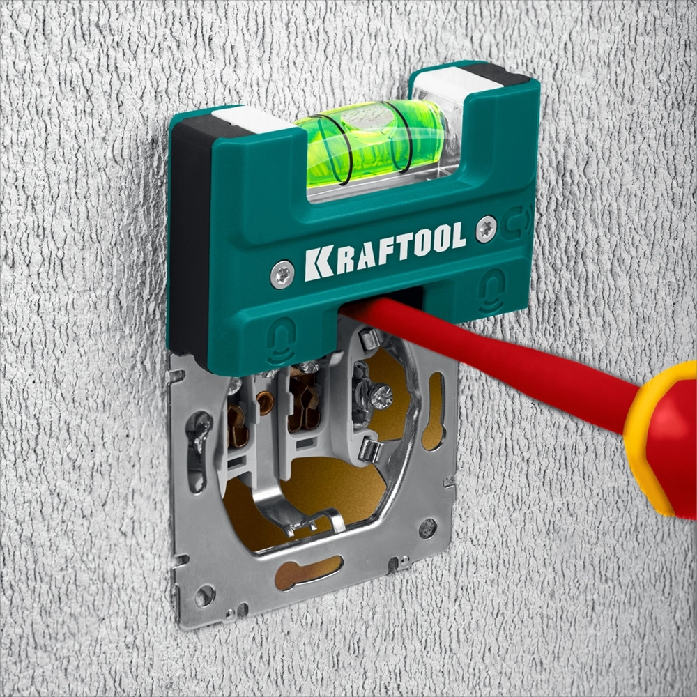 KRAFTOOL Electrо 76 мм, магнитный уровень (34786) zb  34786