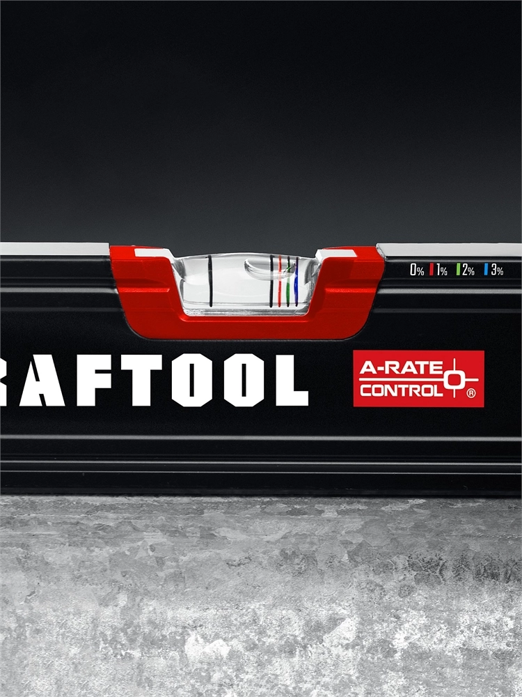 KRAFTOOL A-RATE CONTROL, 400 мм, точность 0.3 мм/м, с инновационным зеркальным глазком, сверхпрочный уровень (34986-40) zb  34986-40