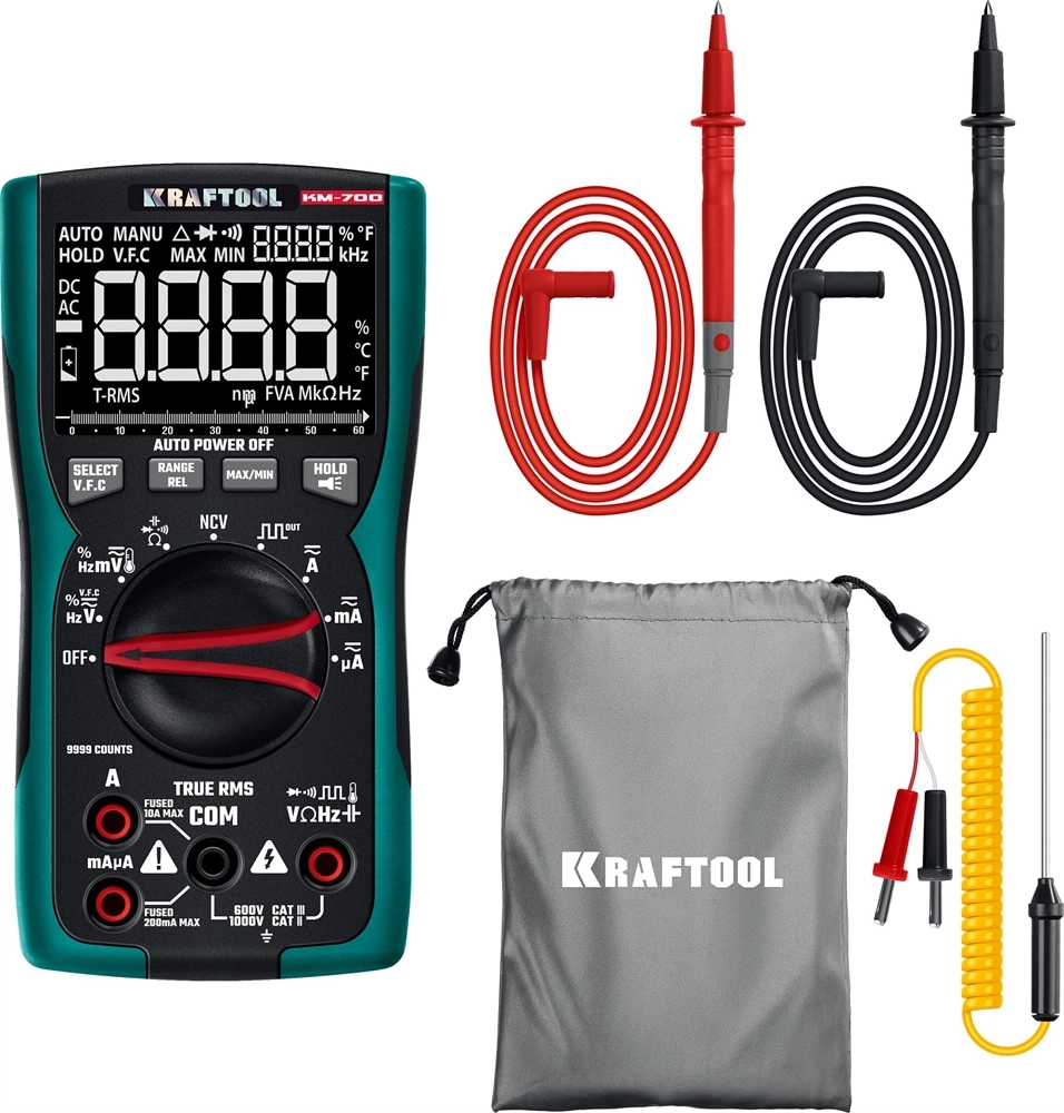 KRAFTOOL KM-700 цифровой мультиметр (59852) zb  59852