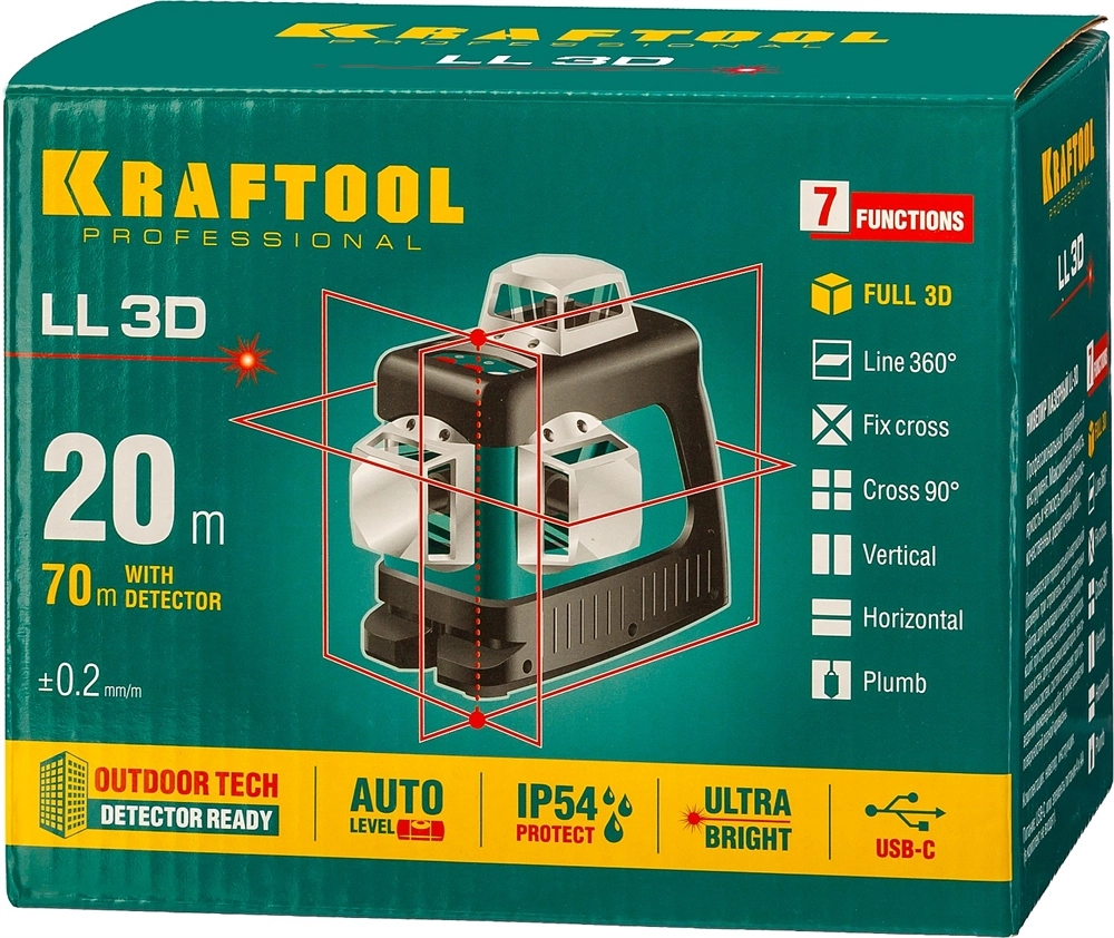 KRAFTOOL LL 3D, лазерный нивелир (34640) zb  34640_z01