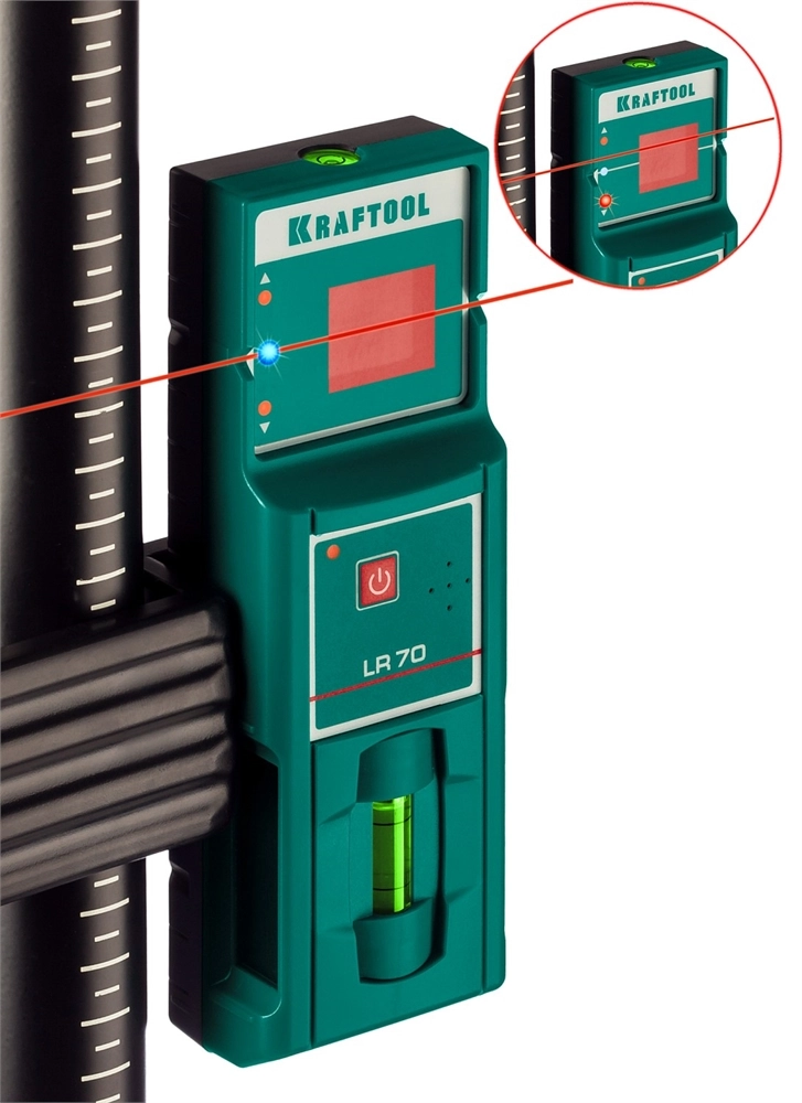 KRAFTOOL LR 70, детектор для линейного нивелира (34607) zb  34607