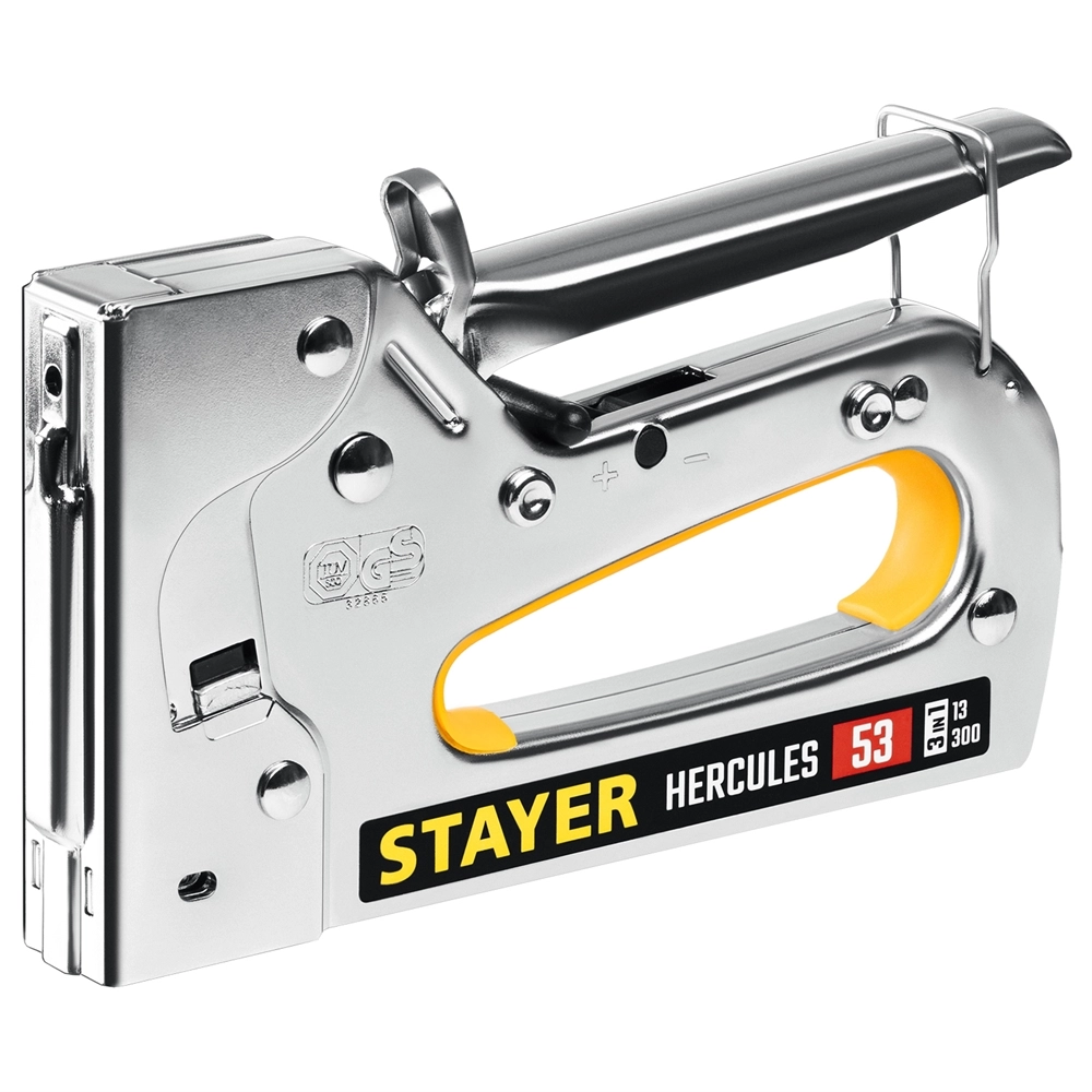 STAYER HERCULES-53, тип 53 (A/10/JT21) 23GA (6 - 14 мм)/13/300, стальной рессорный степлер, Professional (31519) zb  31519