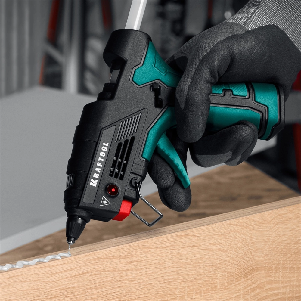 KRAFTOOL GG-200, 11 мм 200°C, термоклеящий газовый пистолет (55524) zb  55524