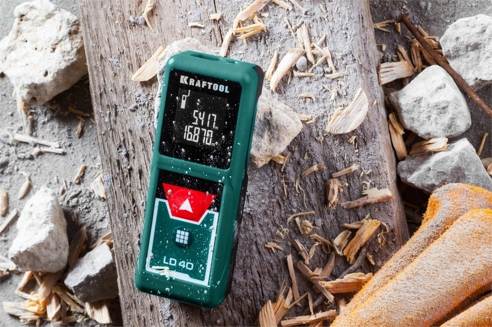 KRAFTOOL  LD-40, 5 см - 40 м, лазерный дальномер (34763) 34763