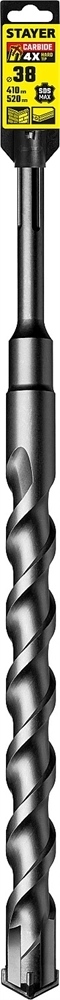 STAYER Hercules-4Х, 38 x 410/520 мм, SDS-max бур, Professional (29370-410-38) zb  29370-410-38