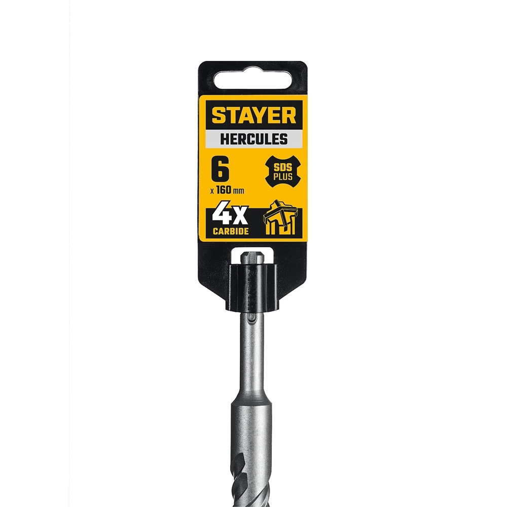 STAYER HERCULES-4Х 6x160 мм, SDS-plus бур (29290-160-06) zb  29290-160-06